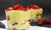 Tiramisu diététique aux fraises: recette pas à pas