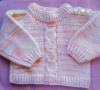 Aiguilles en tricot pull pour les enfants avec un épaulement de fixation: texte
