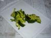 Petite salade verte « d'été sur une plaque »