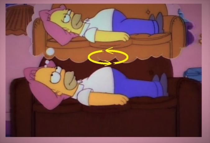 Un tir de la série animée « The Simpsons »