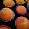 Cupcakes aux framboises sur kéfir: recette pas à pas