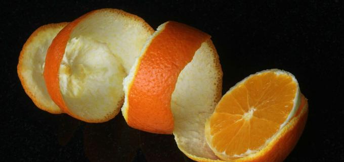 peau d'orange - le zeste d'orange